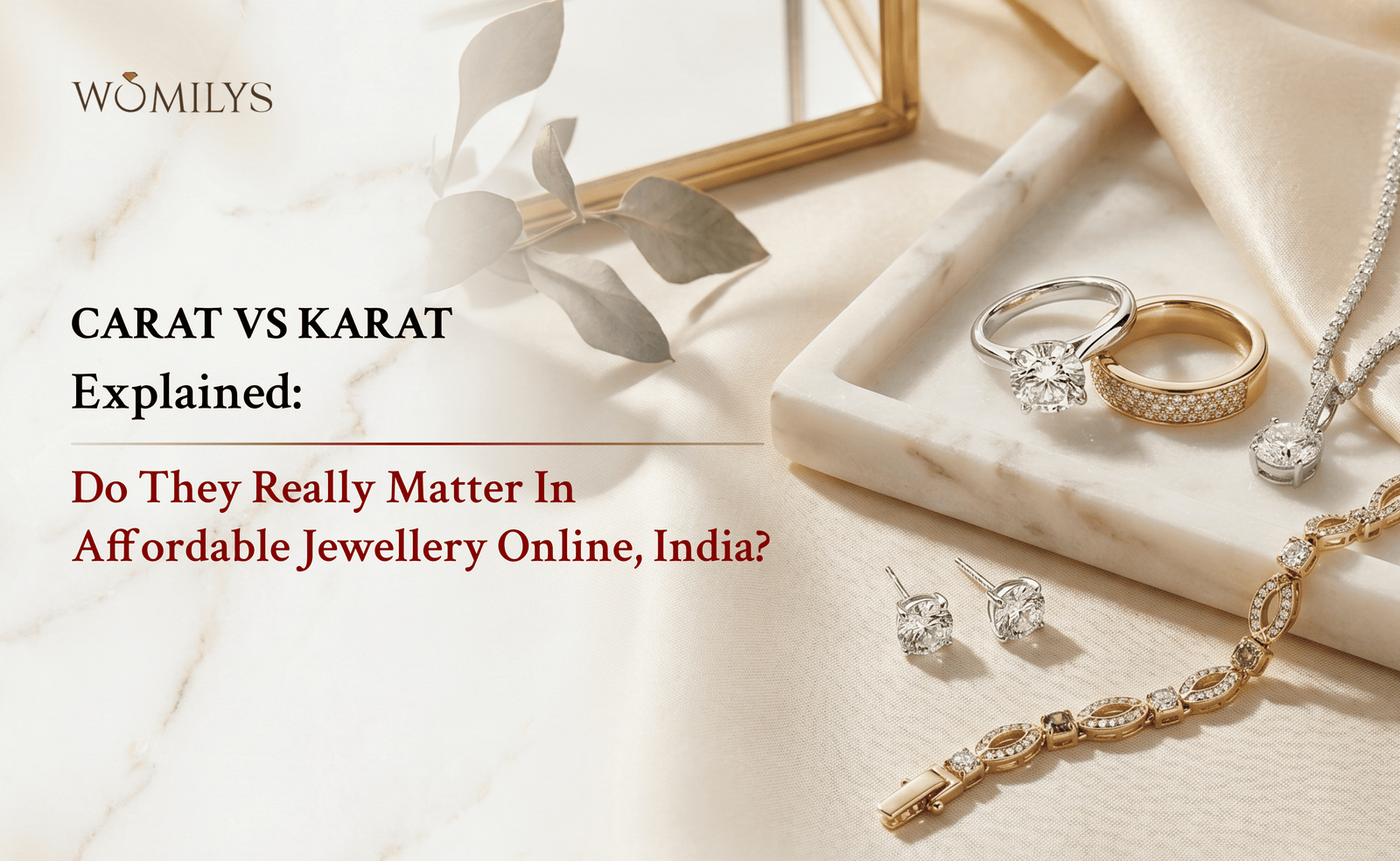 Carat vs Karat Explained: Do They Really Matter in Affordable Jewellery Online, India?