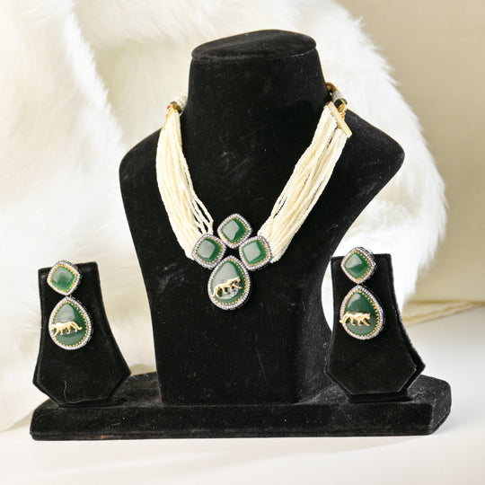 Azurine Handcrafted Necklace Set