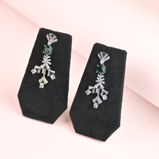 Rhodium Earrings