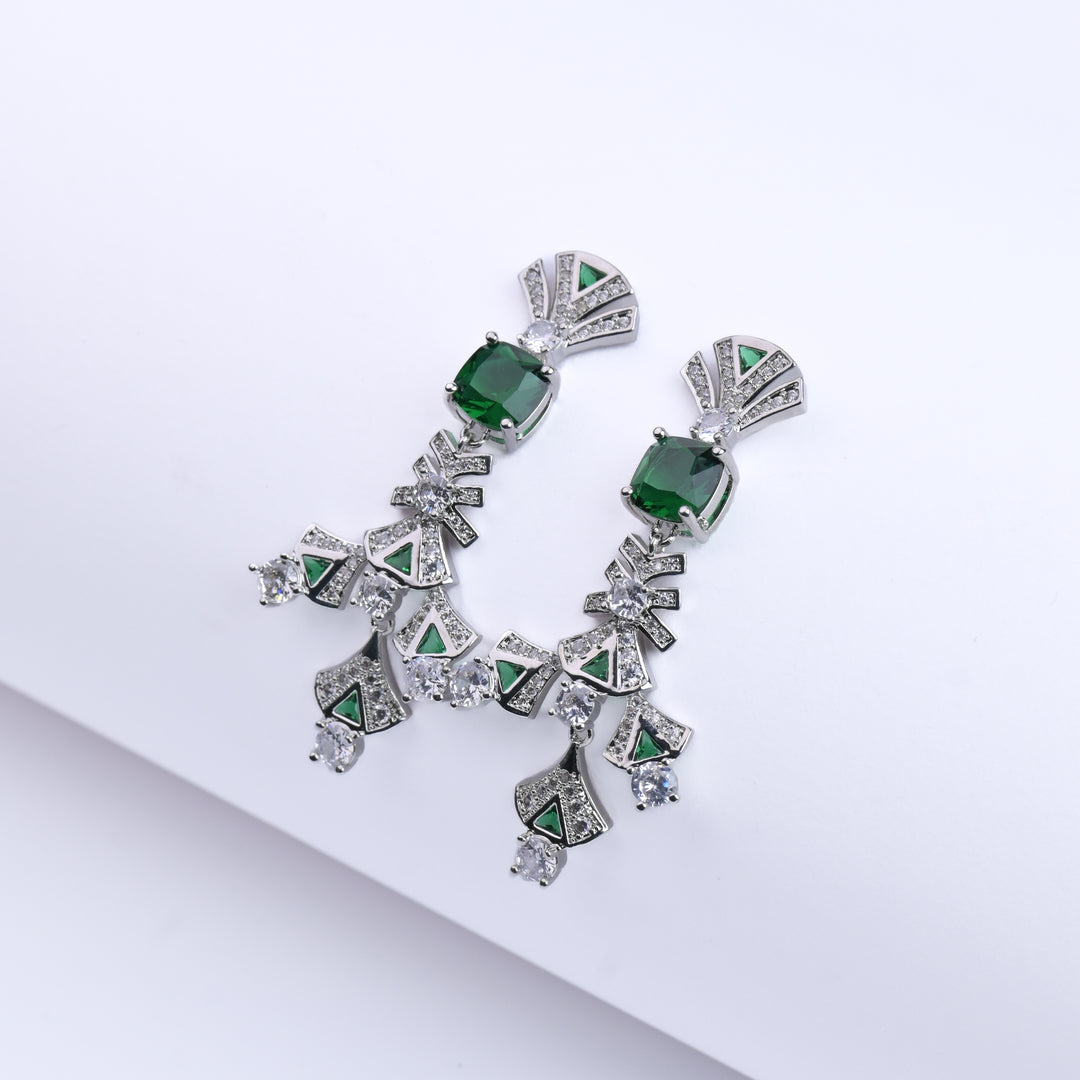 Rhodium Earrings