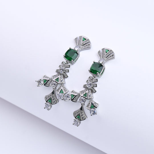 Rhodium Earrings