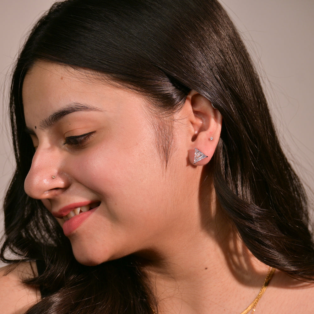 Pyramid Earrings