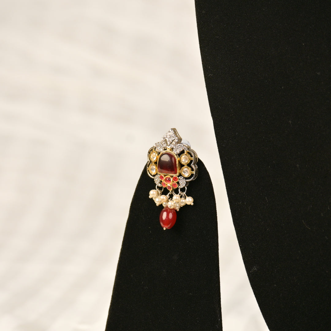 Red Rani Necklace Set
