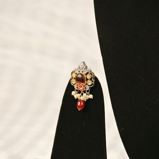 Red Rani Necklace Set