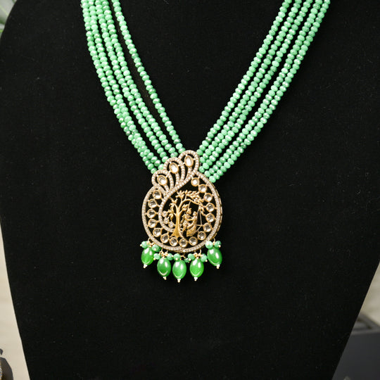 Peacock Delight Necklace Set