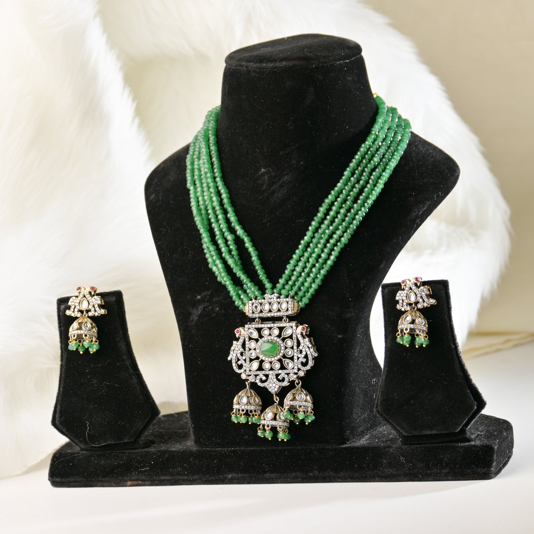 Harmonious Pearl Kundan Necklace Set