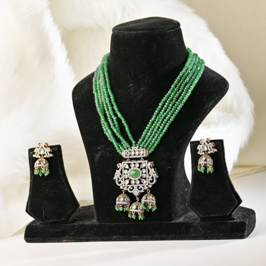 Harmonious Pearl Kundan Necklace Set