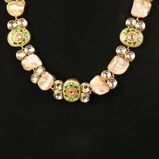 Graceful Pearl Droplet Necklace Set