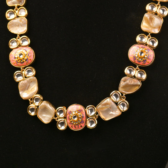 Graceful Pearl Droplet Necklace Set