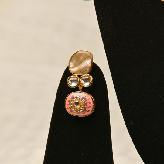 Graceful Pearl Droplet Necklace Set