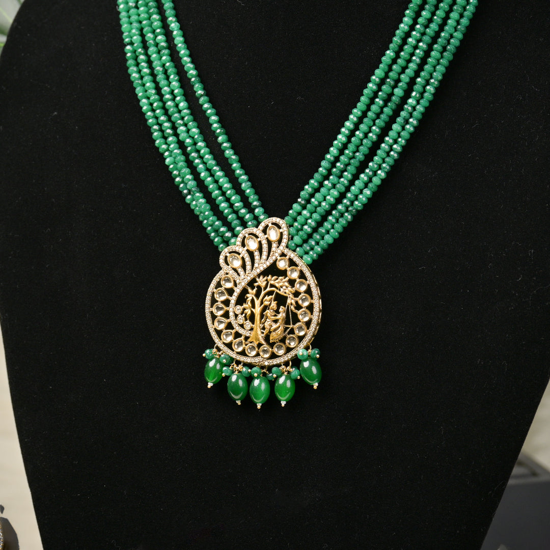 Peacock Delight Necklace Set