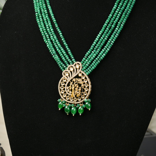 Peacock Delight Necklace Set