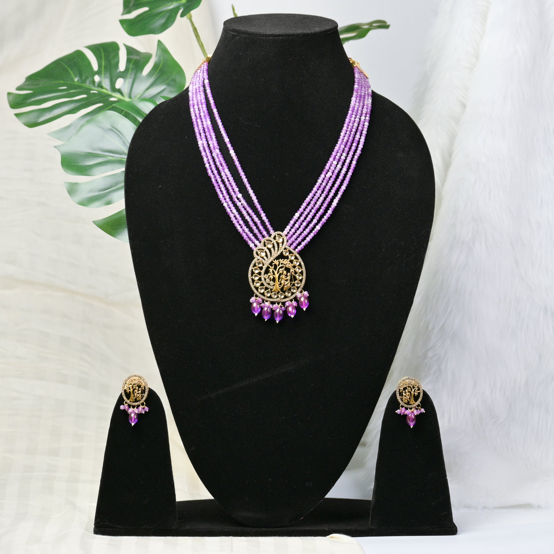 Peacock Delight Necklace Set