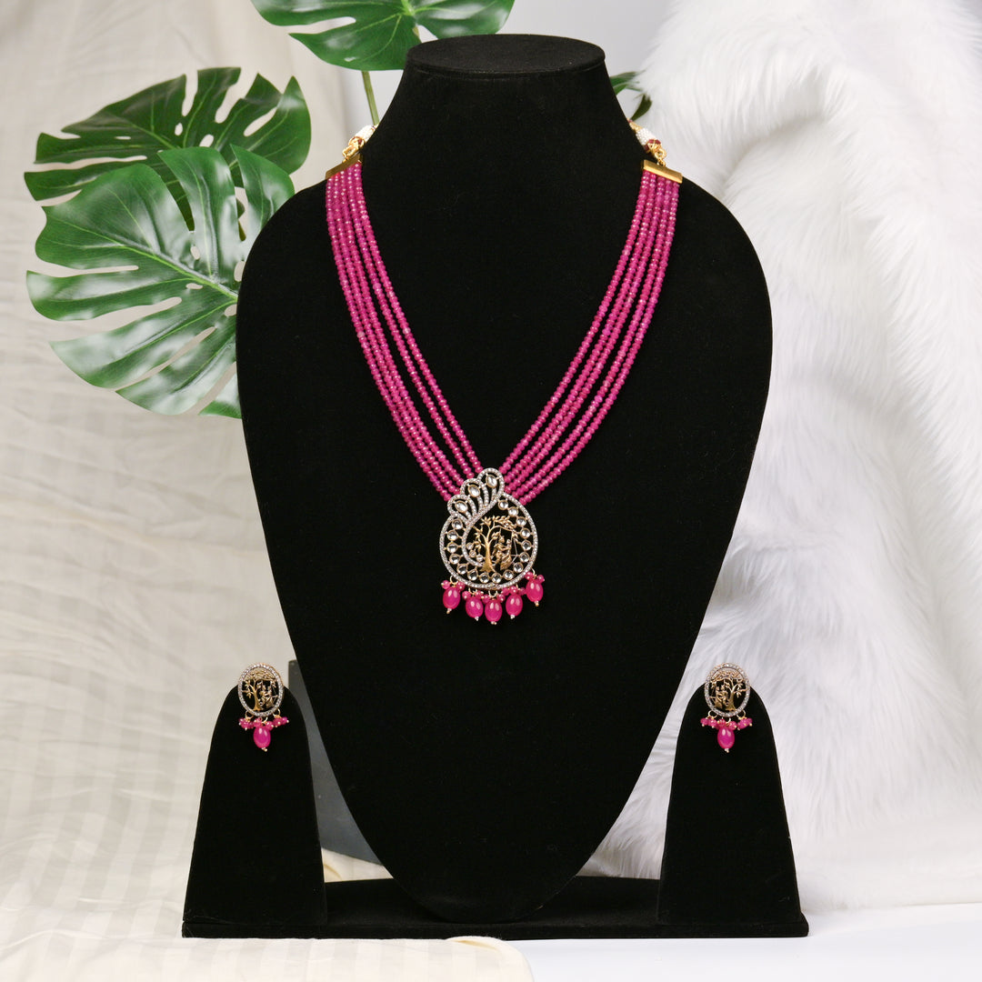 Peacock Delight Necklace Set